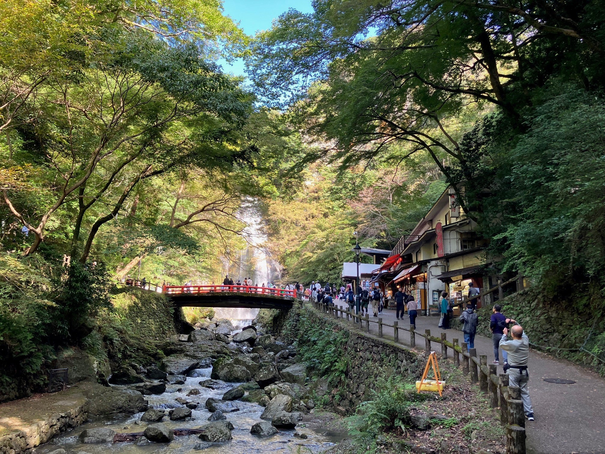 箕面大滝が見たい