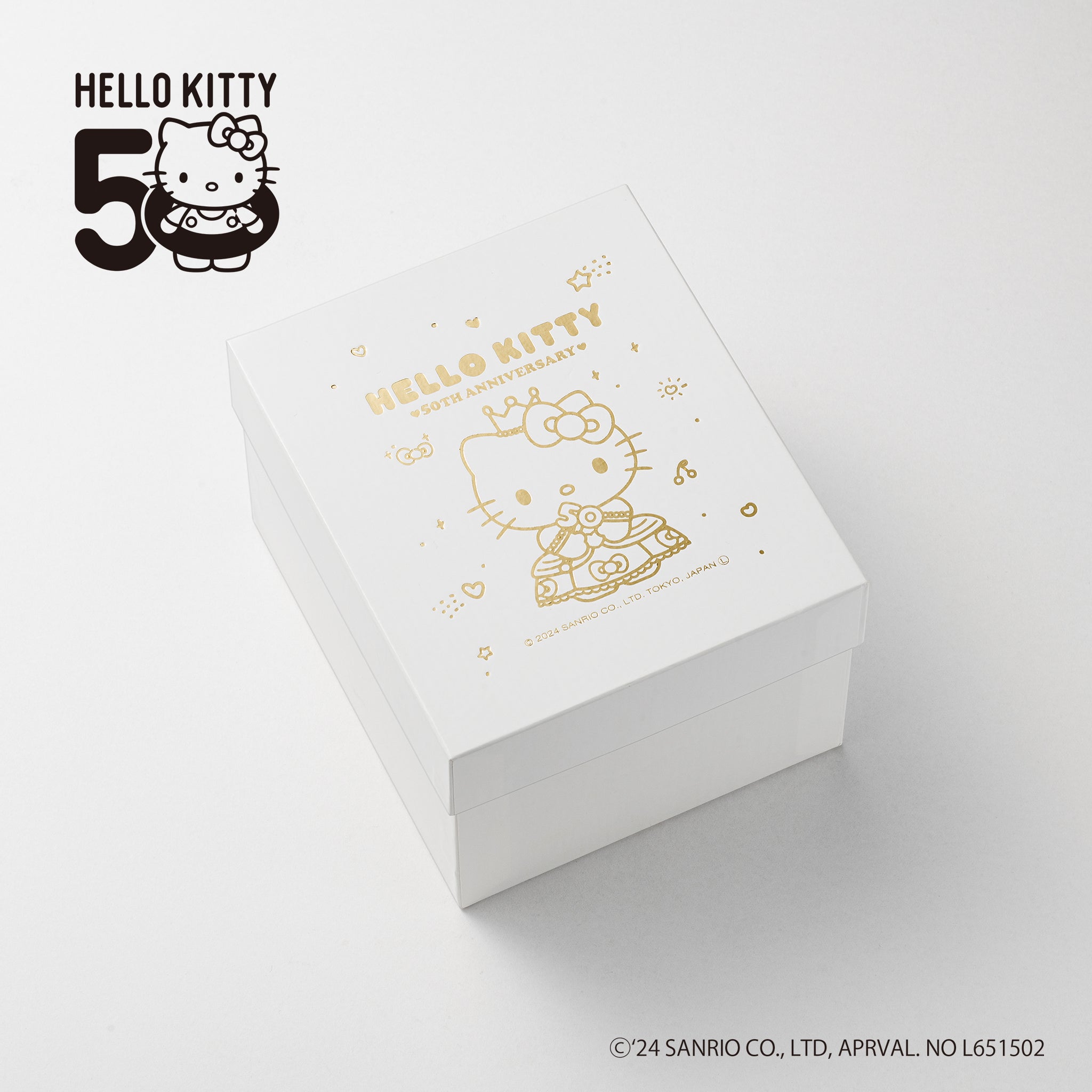 K24金製品(純金/HELLO KITTY/ハローキティ/50周年記念/フィギア/14g)《24C50101》