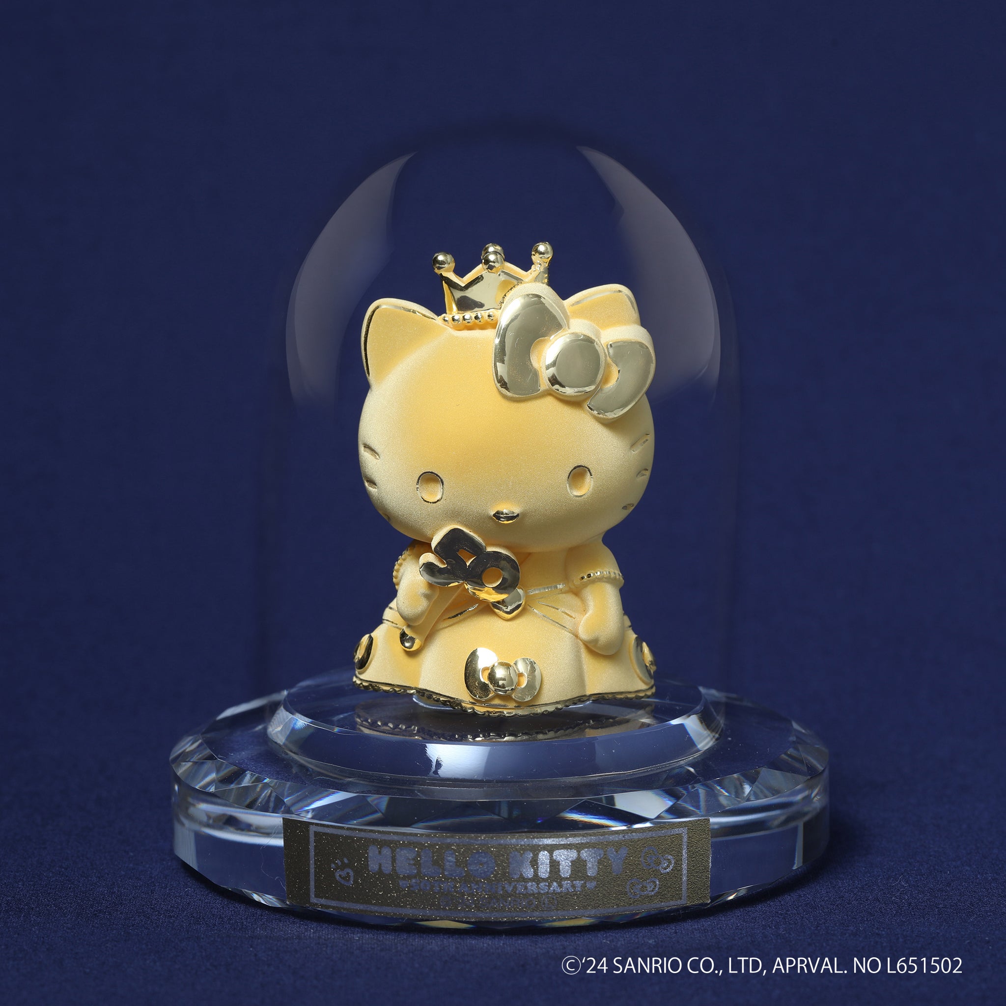 K24金製品(純金/HELLO KITTY/ハローキティ/50周年記念/フィギア/14g)《24C50101》