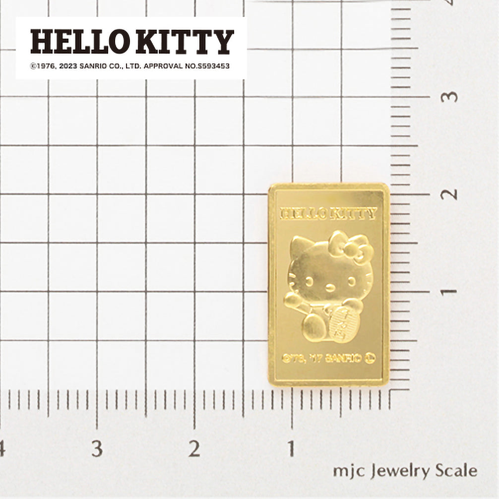 K24金製品(純金/HELLO KITTY/ハローキティ/インゴット/5g)《24C50102》