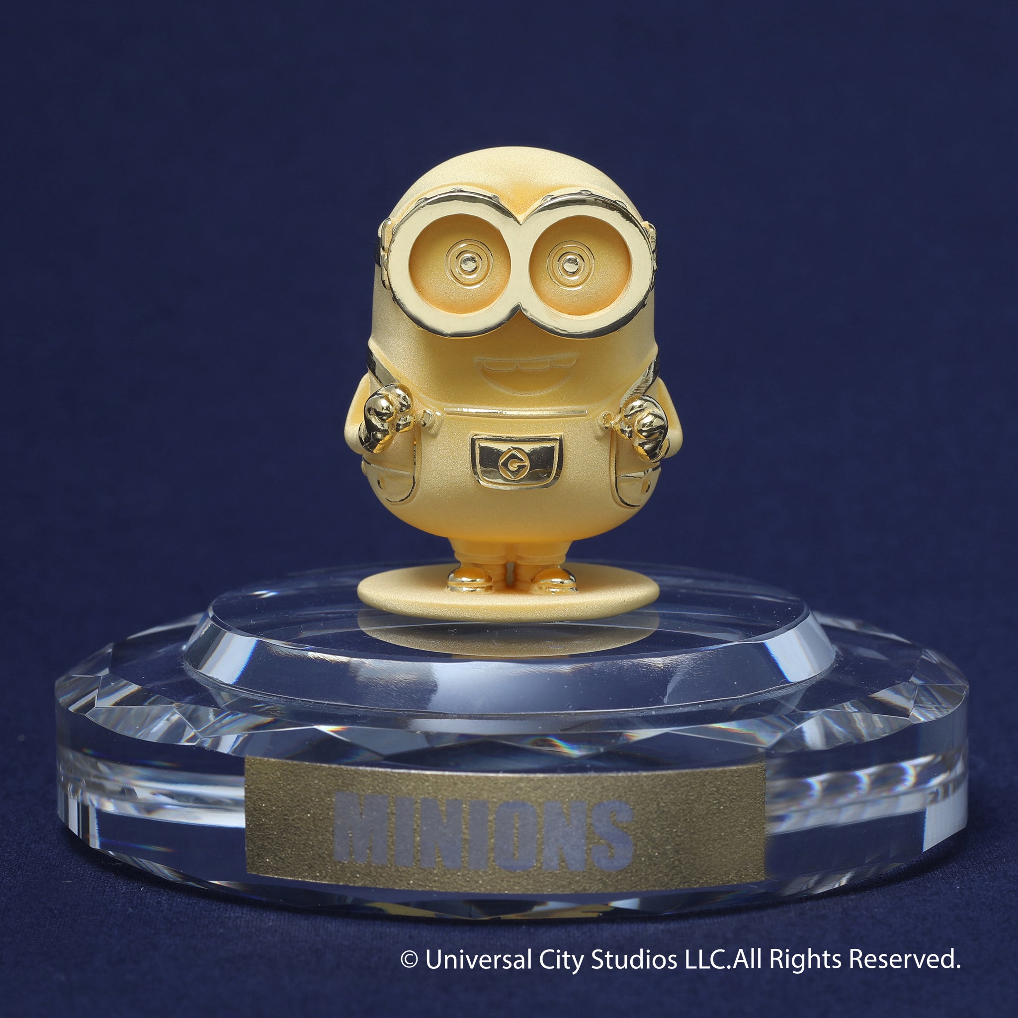 K24金製品(純金/minions/ミニオンズ/Bob/フィギア/14g)《24C50106》