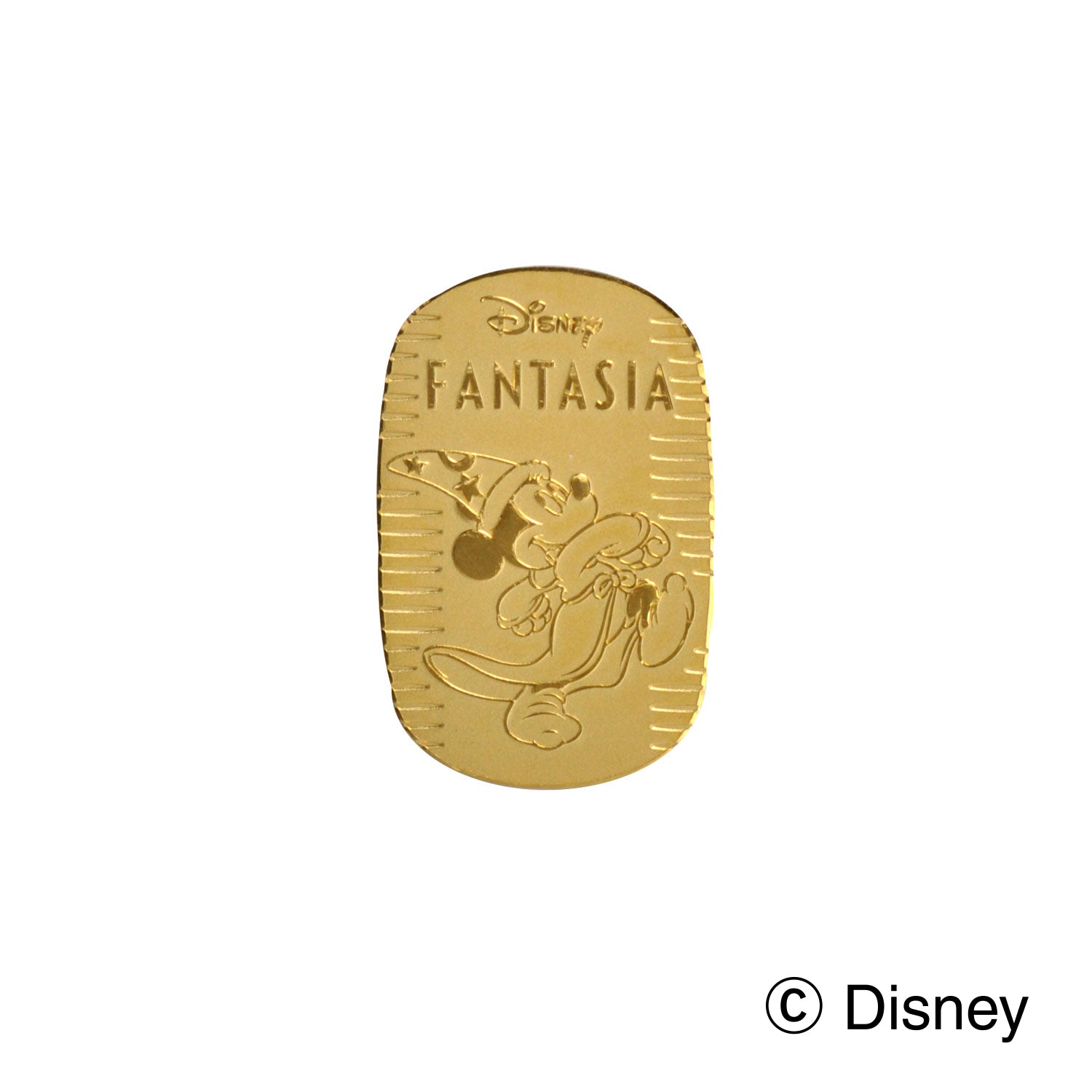 K24金製品(純金/10g/Disney/FANTASIA/ミッキーマウス/造幣局品位刻印付)《25A04101》