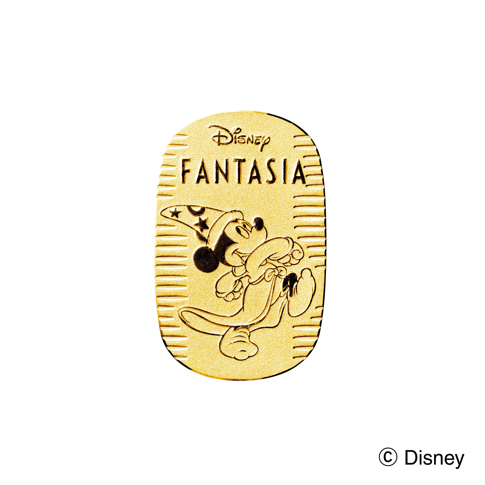 K24金製品(純金/10g/Disney/FANTASIA/ミッキーマウス/造幣局品位刻印付)《25A04101》