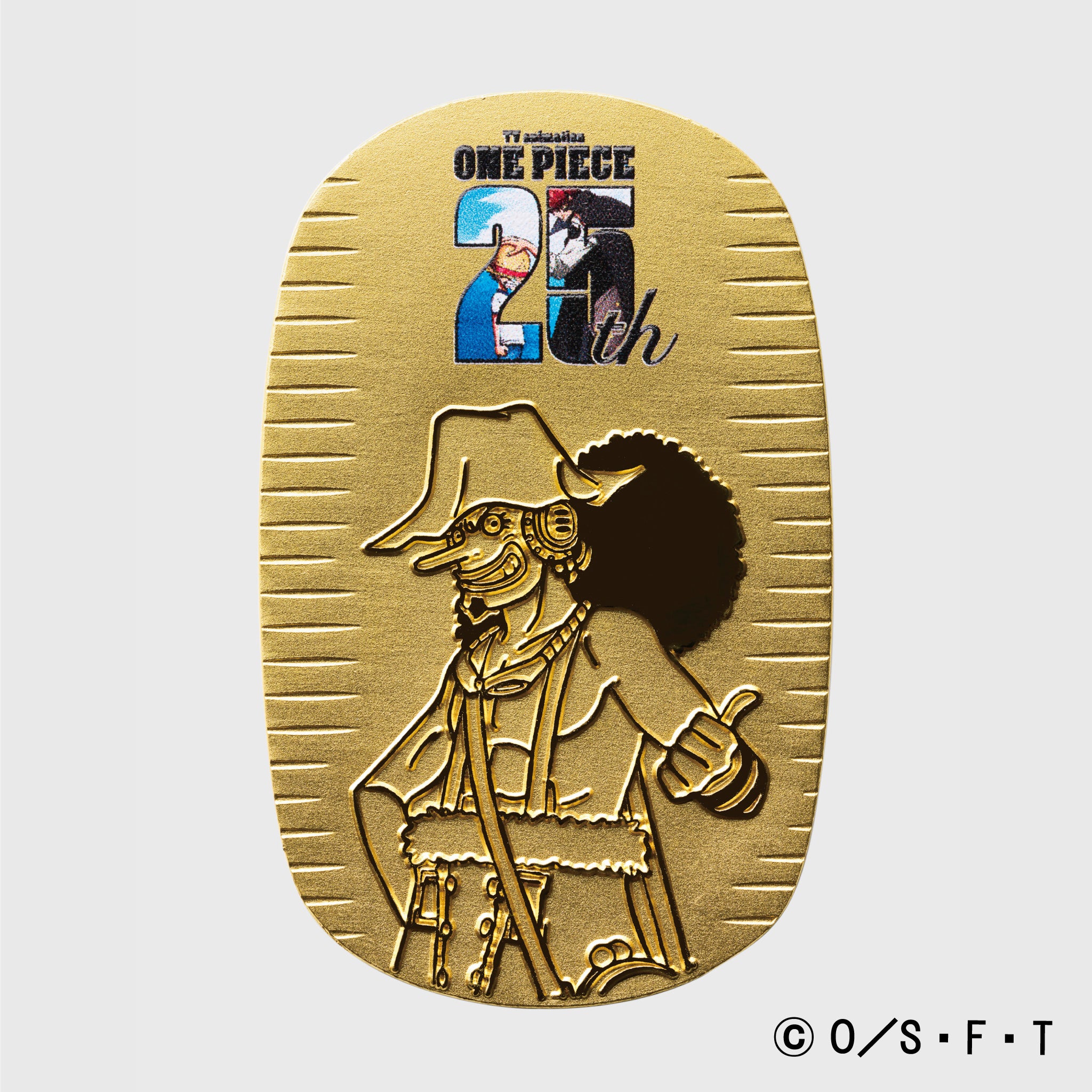 K24小判(純金/10g/ONE PIECE/ウソップ/造幣局品位刻印付)《24T20105》