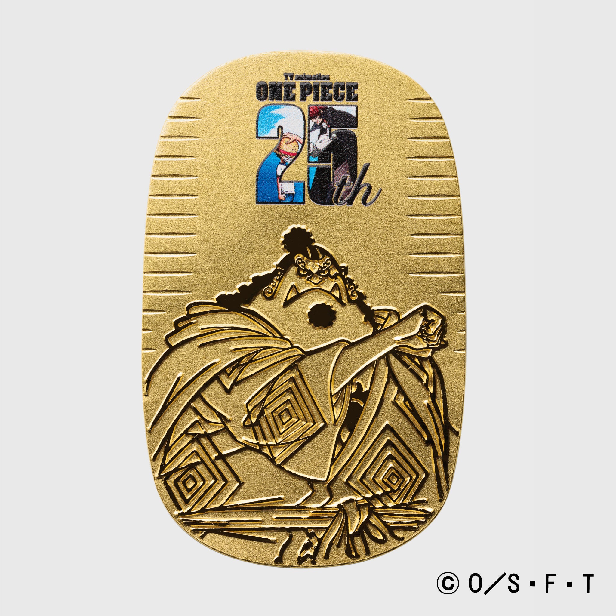 K24小判(純金/10g/ONE PIECE/ジンベエ/造幣局品位刻印付)《24T20110》