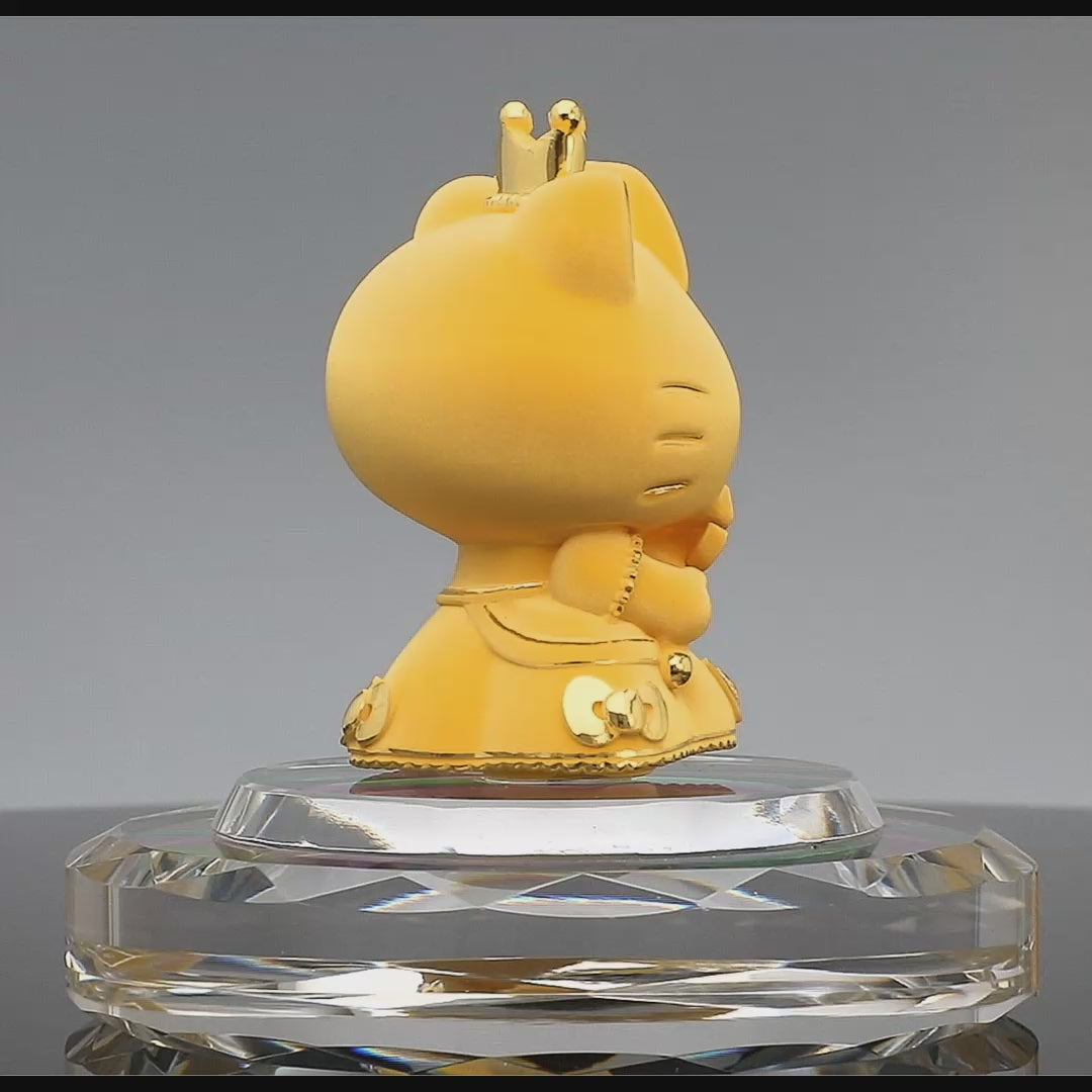 K24金製品(純金/HELLO KITTY/ハローキティ/50周年記念/フィギア/14g)《24C50101》